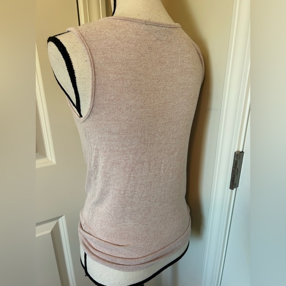 Women's Pink Sleeveless Top with tie - Picture 2 of 3